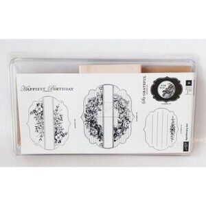 6 Vintage Rubber Stamps Apothecary Art  Stampin Up